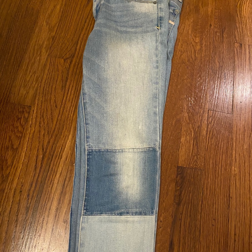 Patchwork Skinny Jeans - image 6